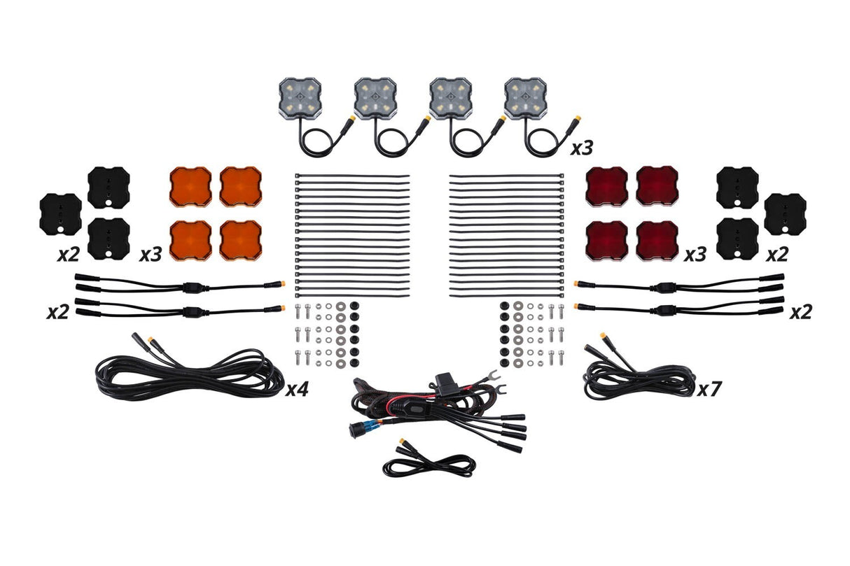 Diode Dynamics - Single-Color Rock Light Installer Magnet Mount Kit (12-pack) - DD7747