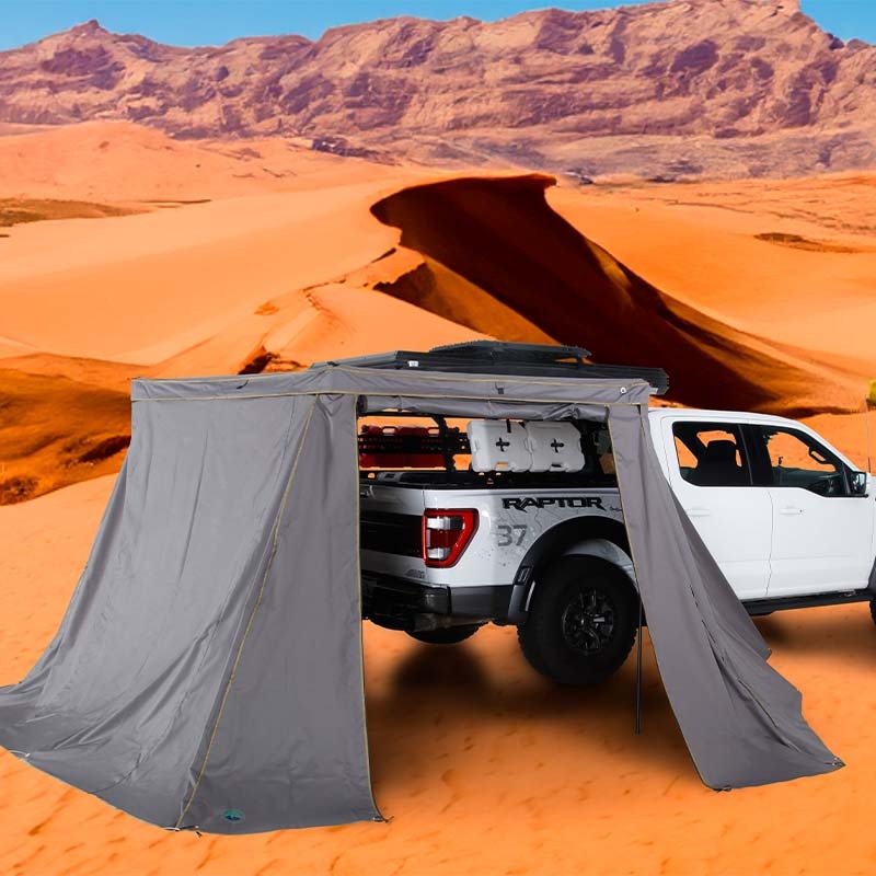 Overland Vehicle Systems - Awning Wall 2 Piece Kit for Passenger Side 270 Awning Wall - 19589908