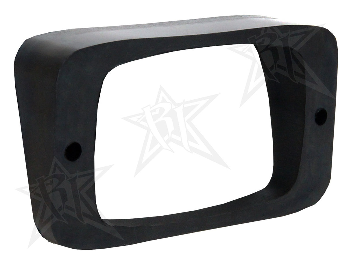 RIGID Industries - 49001 SR-M Series 15 Degree Up Or Down Angled Flush Mount Gasket, Black