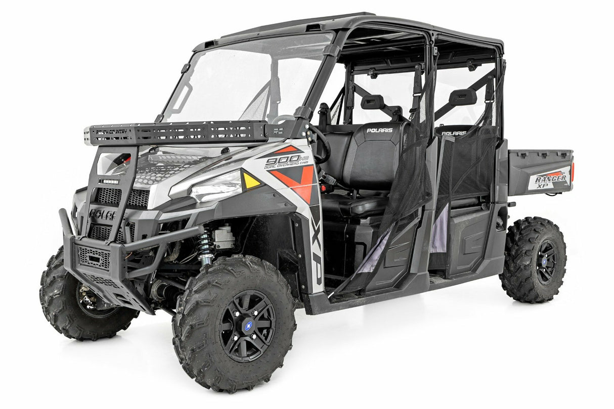 Rough Country - Front Cargo Rack - 6" Black Slimline - Polaris Ranger XP 900 Ranger XP 1000 - 93148