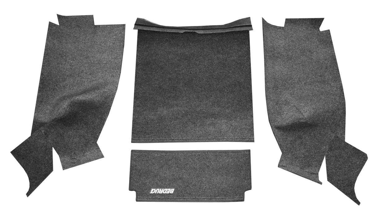 BedRug - JEEP BEDRUG 76-80 JEEP CJ-7 REAR KIT W/GUSSETS 4PC FLOOR KIT (INCLUDES TAILGATE/CARGO LINER) - BRCJ76R