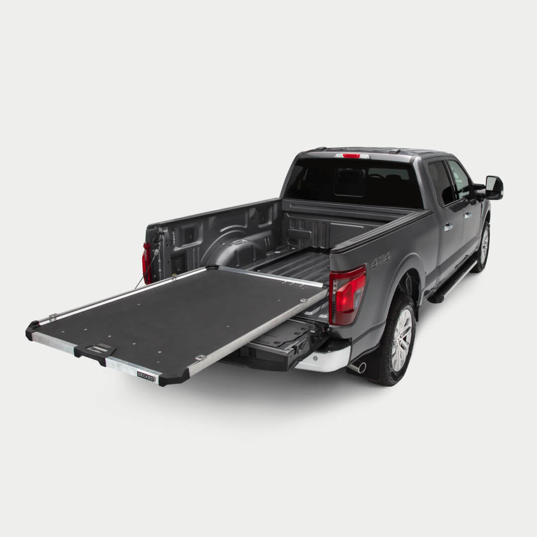 Decked - Cargoglide System - Full-size truck or cargo van - 1,500 LB capacity - 73" L x 48" W - 100% Extension - Bed Length 6'4" - 6'7" - DCG1500XL-7348