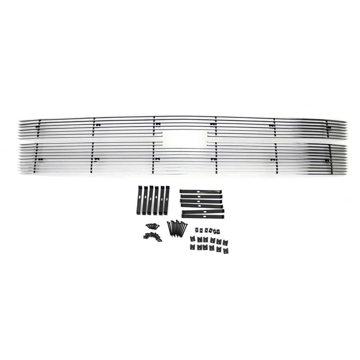 T-Rex Grilles - 2 Pc Horizontal Aluminum Billet Grille Overlay - 21114