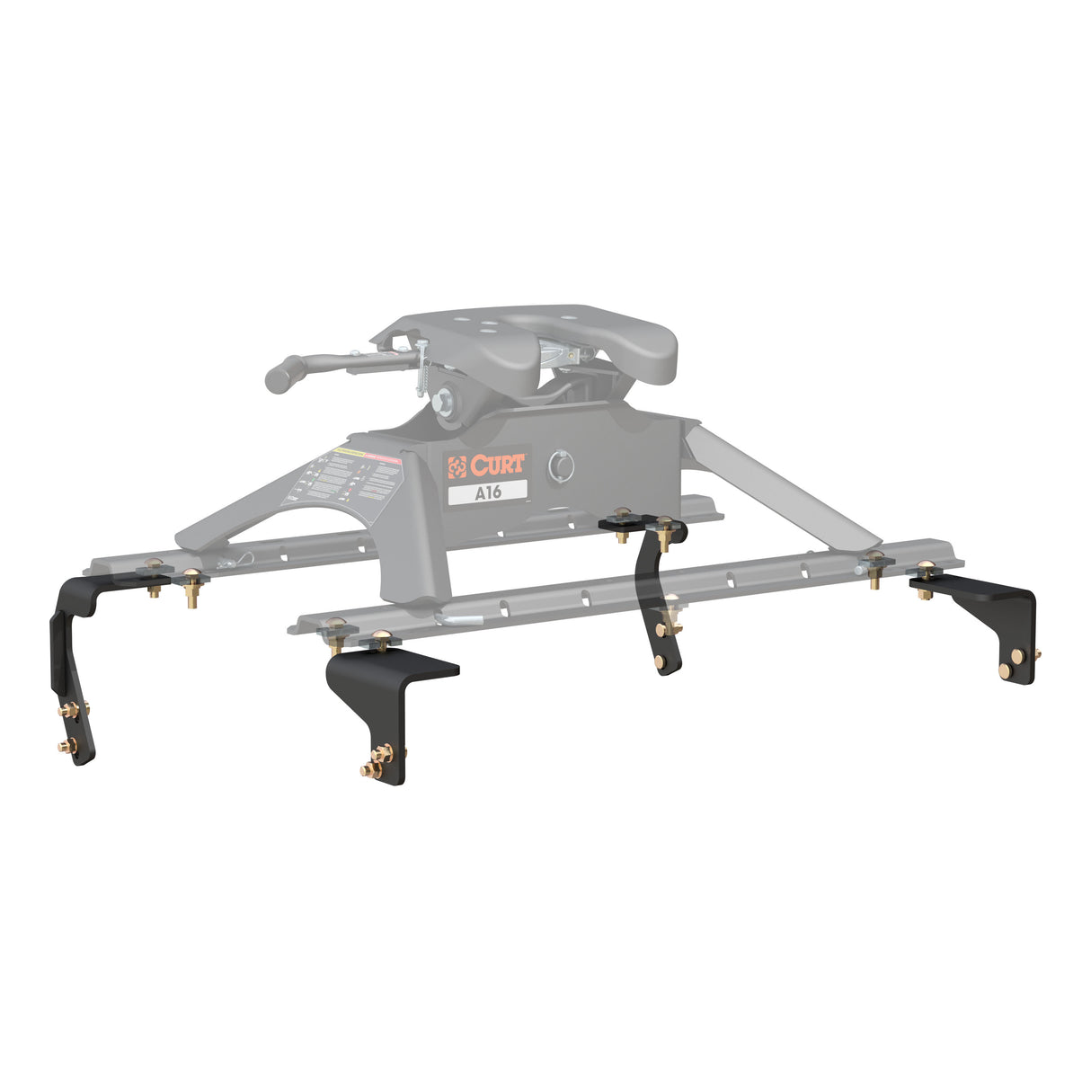 Curt - Semi-Custom 5th Wheel Brackets, Select Dodge, Ram 1500 - 16306