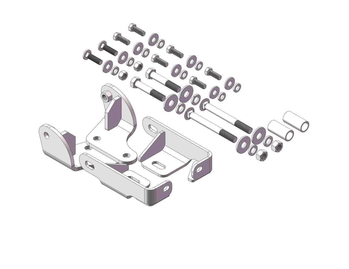 Husky Towing 32556 Bracket Bolt-On Drilling Required