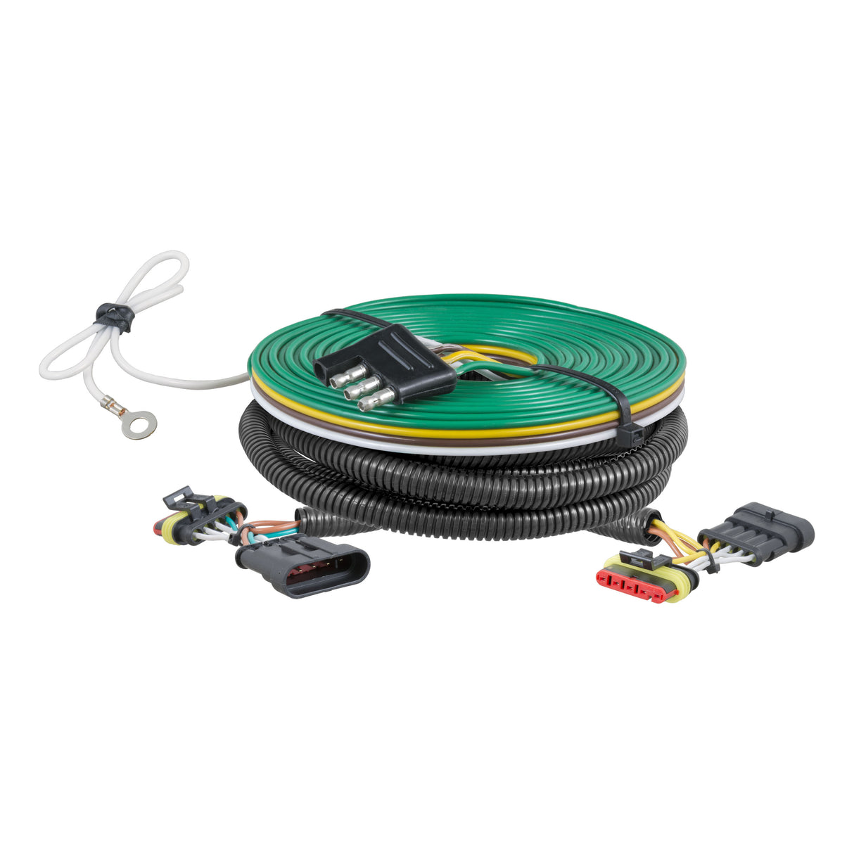 Curt - Custom Towed-Vehicle RV Wiring Harness, Select Fiat 500 - 58911