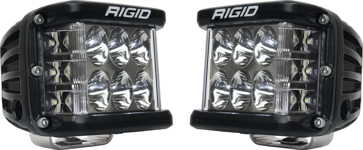 RIGID D-SS PRO Side Shooter, Driving Optic, Surface Mount, Black Housing, Pair