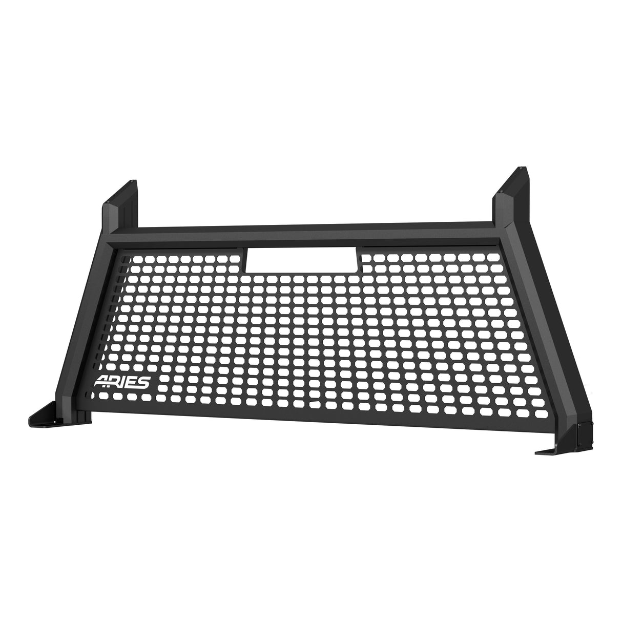 Aries - AdvantEDGE Black Aluminum Headache Rack, Select Dodge, Ram 1500, 2500, 3500 - 1110101