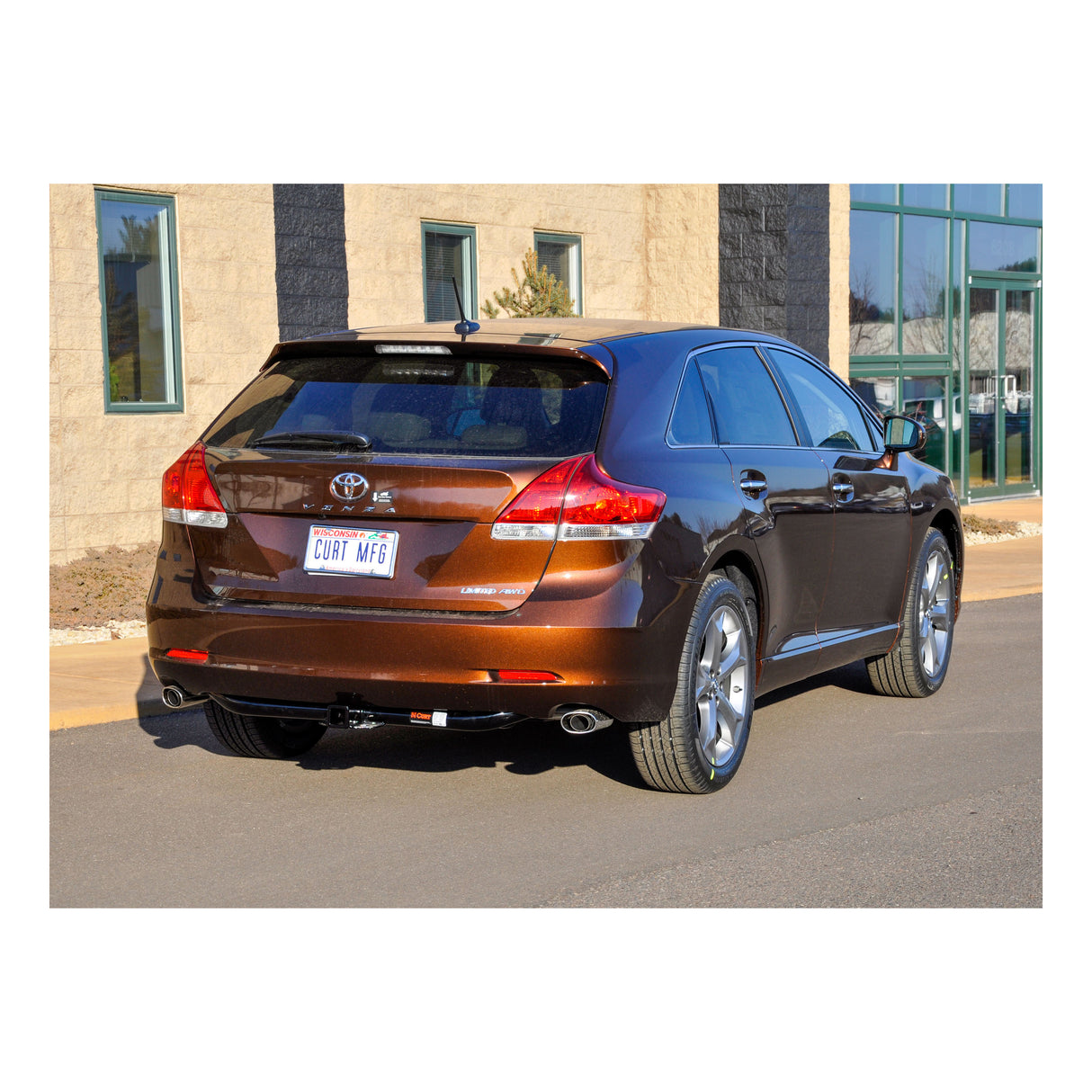 Curt - Class 3 Trailer Hitch, 2" Receiver, Select Toyota Venza - 13356