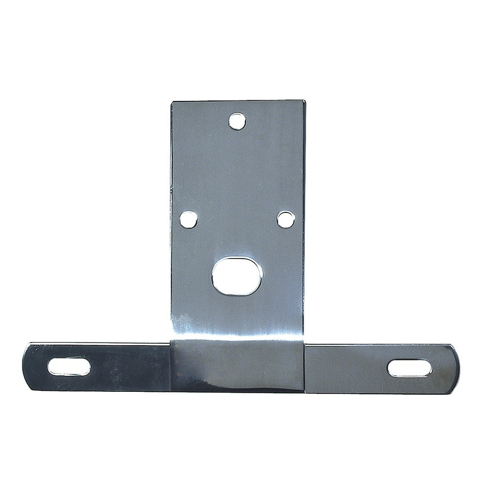 Rugged Ridge - License Plate Bracket, Stainless Steel; 76-86 Jeep CJ Models - 11136.01