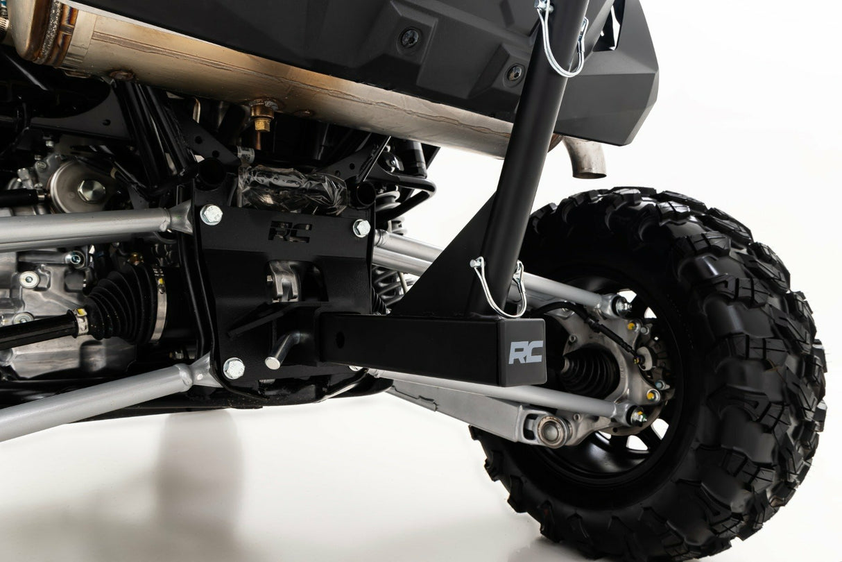 Rough Country - Flag Pole Holder - Single - 2 & 2.5" Inch Hitch - w Flag Pole - 117520