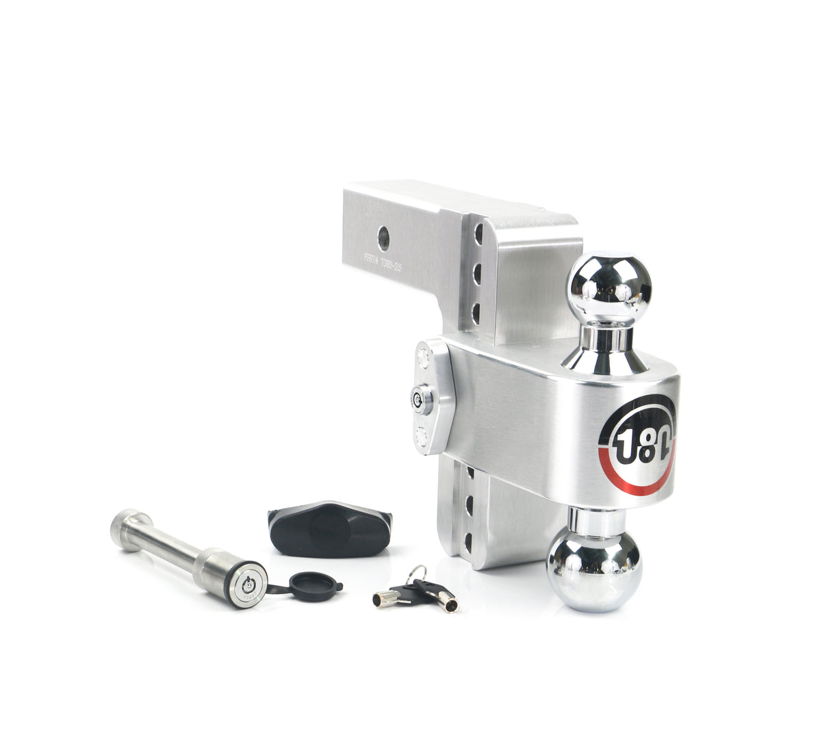 Weigh Safe - CTB6-2.5-KA Turnover Ball 6" Drop Hitch with 2.5" Shank; Keyed alike; WS05 Included