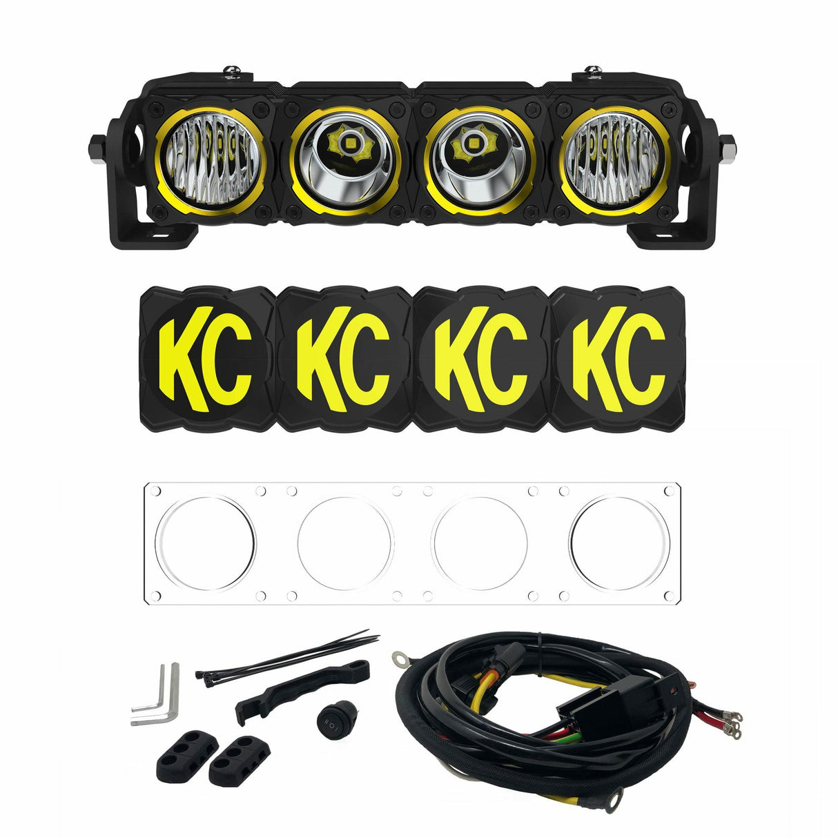 KC HiLiTES 291 FLEX ERA LED Light Bar 10 Inch Master Kit