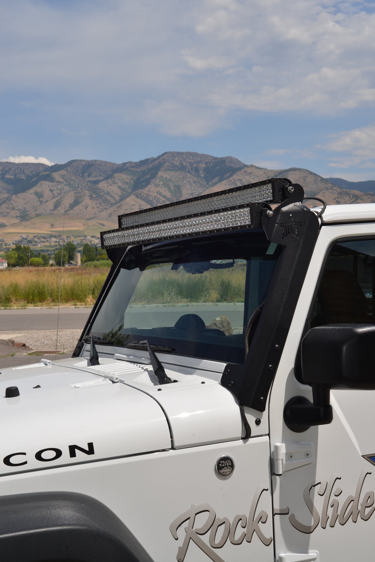 Rock-Slide Engineering AC-WS-101-JK JK 50'' DOUBLE ROW LIGHT BRACKETS