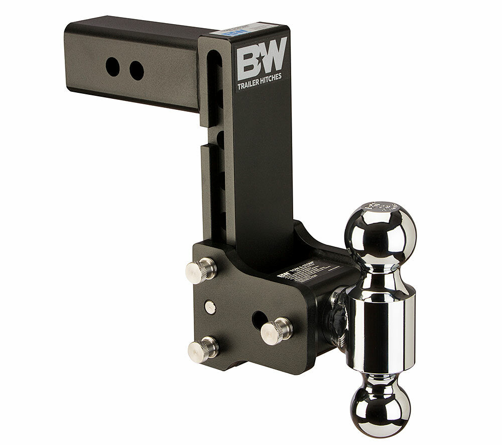 B&W Trailer Hitches - TS20040B 2.5 Model 10 Blk Tow & Stow Dual Ball