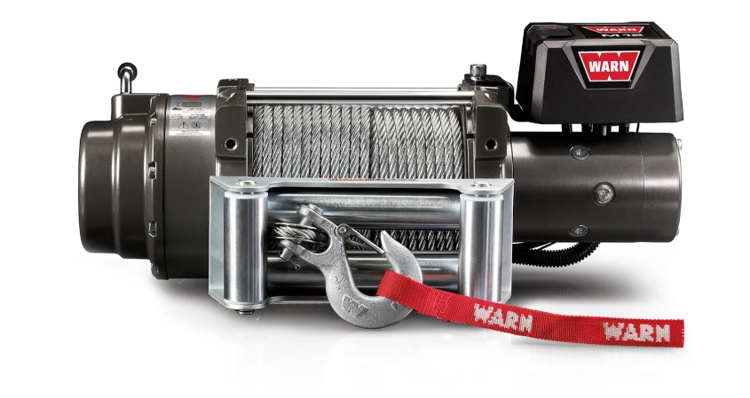 Warn - M12 12,000lbs Metal Rope 12V Heavyweight Winch - 17801