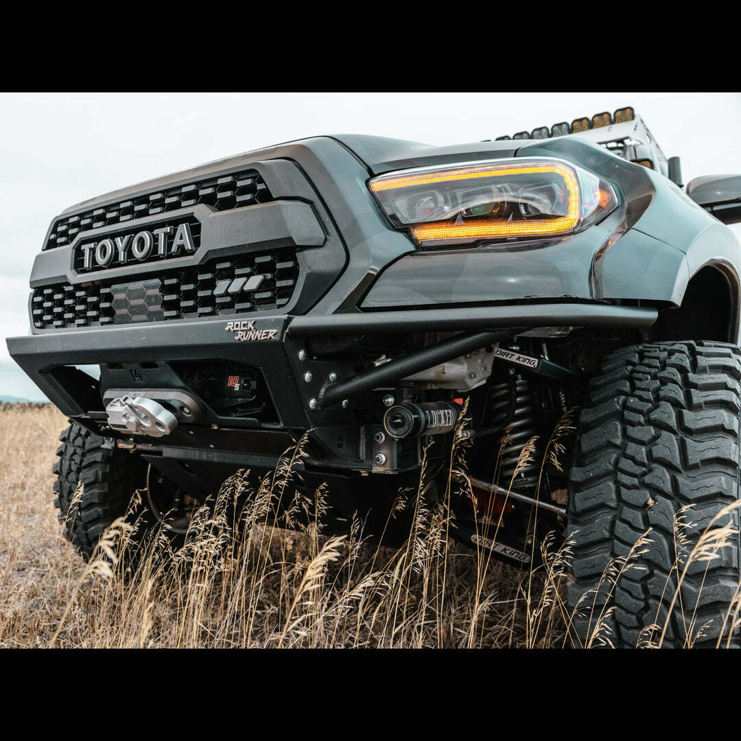 C4 Fabrication - Tacoma Rock Runner Front Bumper / 3rd Gen / 2016-2023 - 1200-3516-MB-T-W-01NA