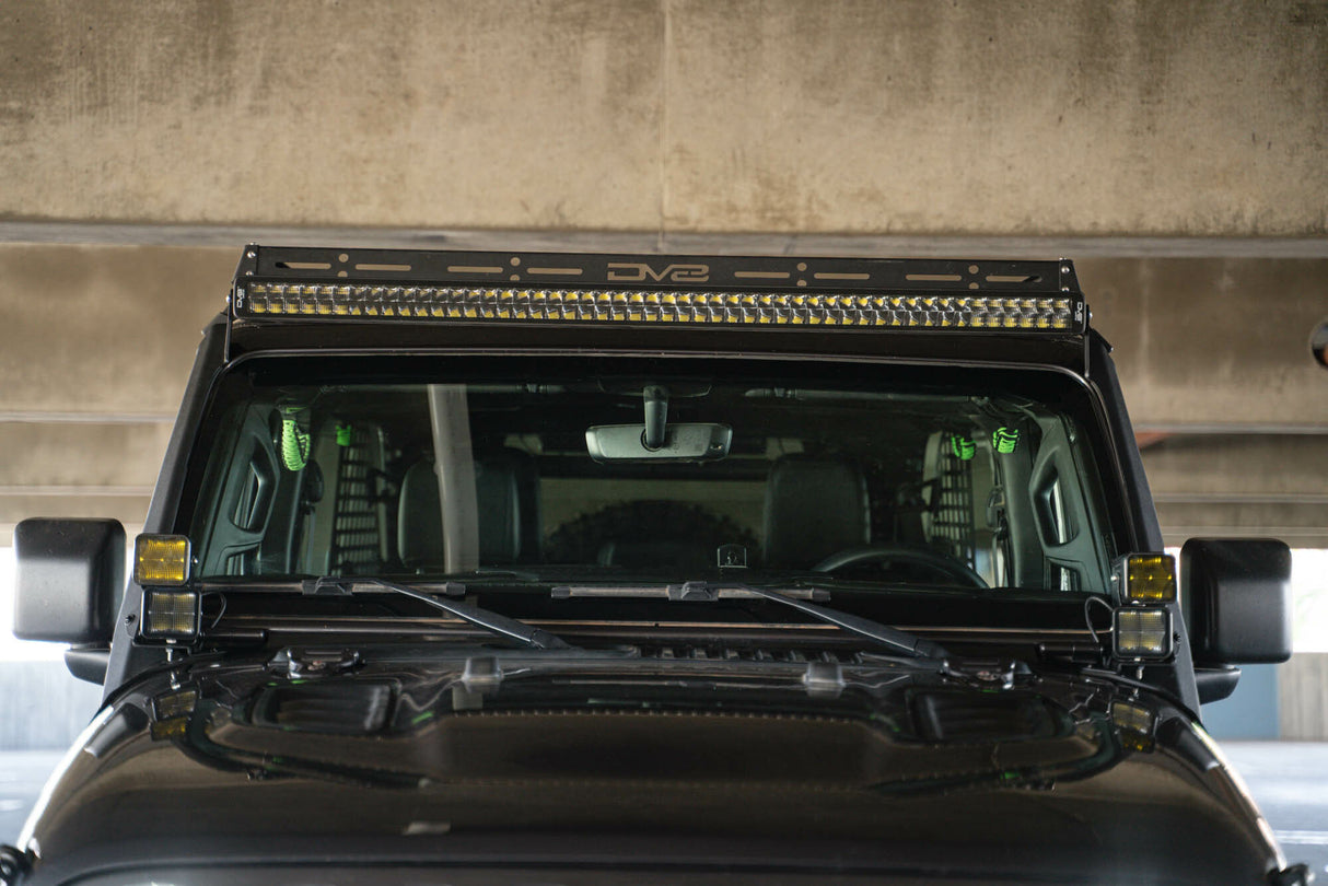 DV8 Offroad - Jeep Wrangler JL & Gladiator JT 50-Inch Light Bar Mount - LBJL-10