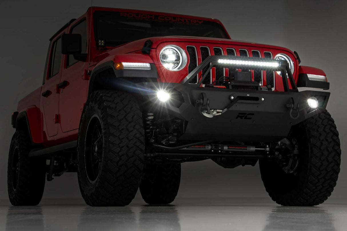 Rough Country 10585 Front Winch Bumper - 10585