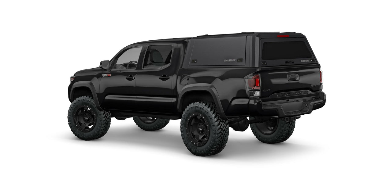 RSI SmartCap - Tacoma Truck Bed Cap SmartCap EVOa Adventure Matte Black For 16-23 Toyota Tacoma 5 Foot Short Bed SmartCap - EA1316-MB
