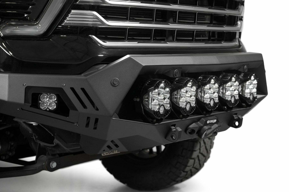 Addictive Desert Designs - 2024 Chevy Silverado 2500/3500 Bomber HD Front Bumper - F820043500103