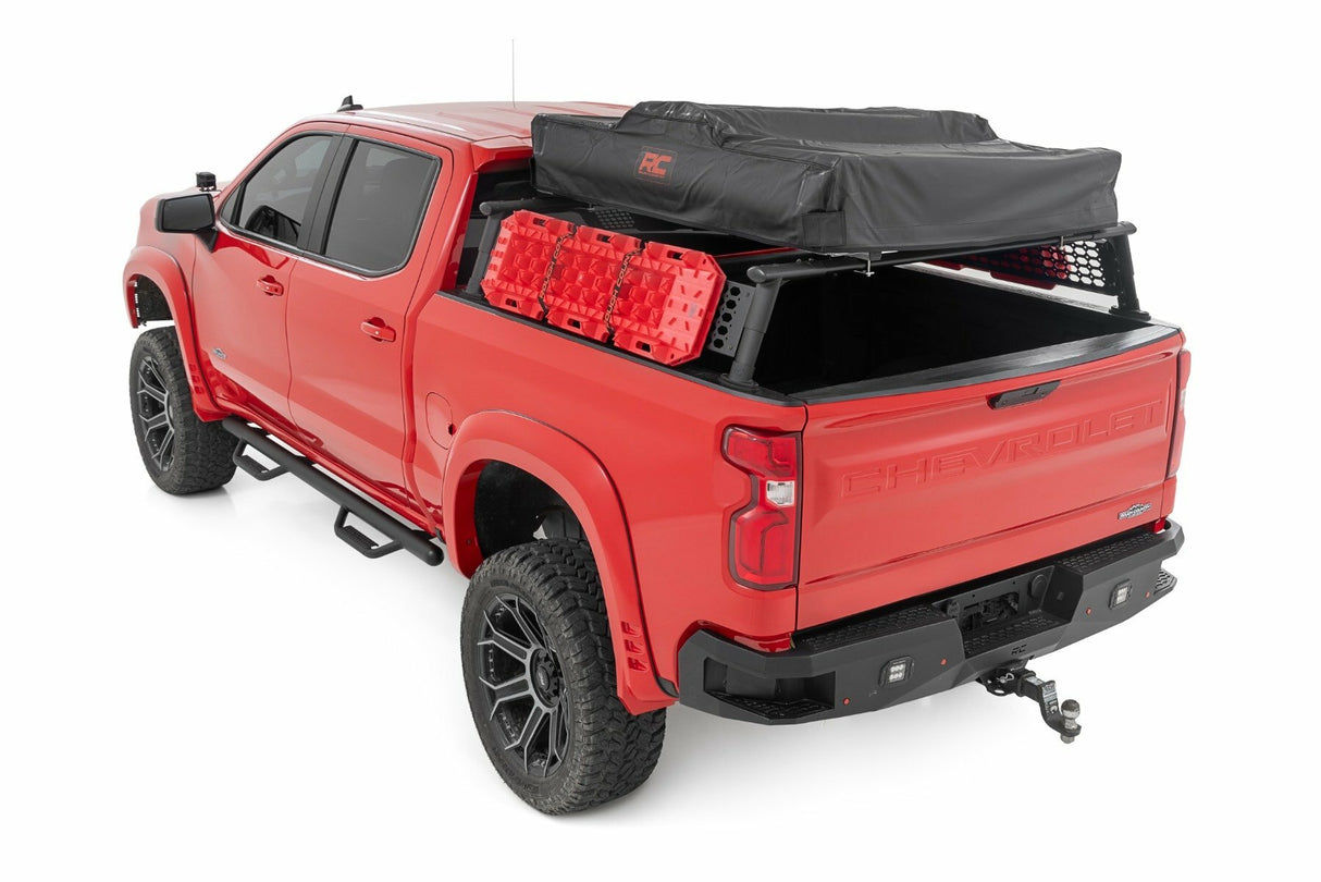 Bed Rack - Half Rack - Aluminum - Chevy Silverado 1500 2WD/4WD (2019-2024)