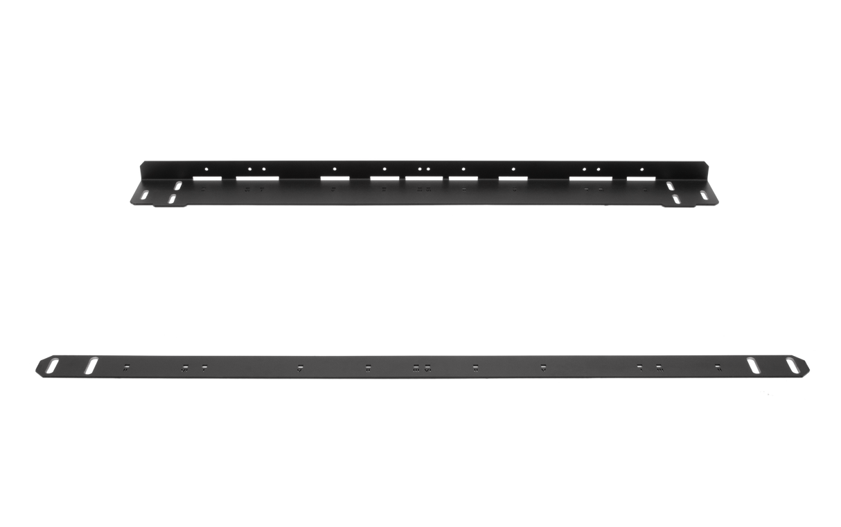 Decked - CargoGlide 2.0 Mounting Brackets - brackets & hardware for CargoGlide installation on top of DECKED vX & vY Drawer Systems - C0090-DCGBK-BLK