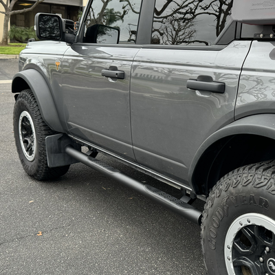 Go Rhino 4129T - 4000 Series Side Steps W/ Mounting Bracket Kit - Textured Black
