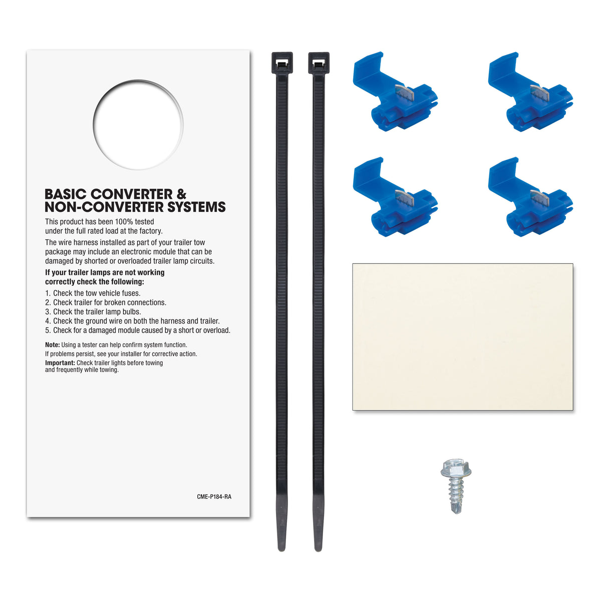 Curt - Powered 3-to-2-Wire Taillight Converter - 59187