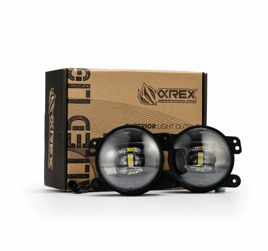 AlphaRex 210004 DoubleTap Dual Color LED Projector Fog Lights