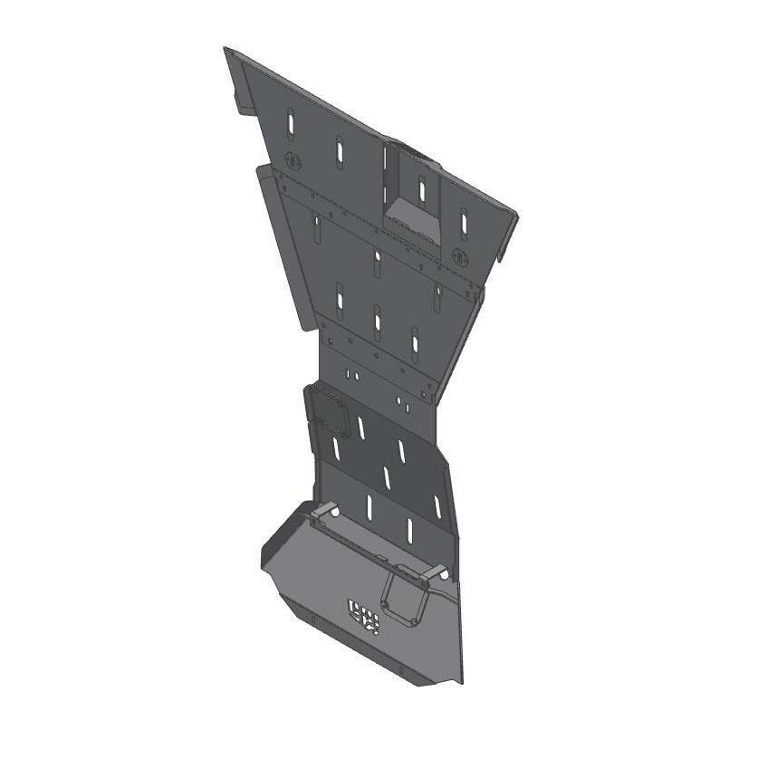 CBI - 2nd Gen Toyota Tundra Full Overland Skid Plate Set / Powder Coated Black - 300-000-012-004
