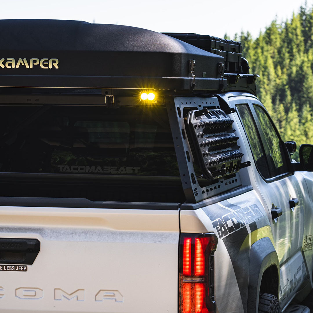 CBI - Toyota Tacoma Cab Height Bed Rack | 2024-2025 - Powder Coat Black - 500-000-010-033