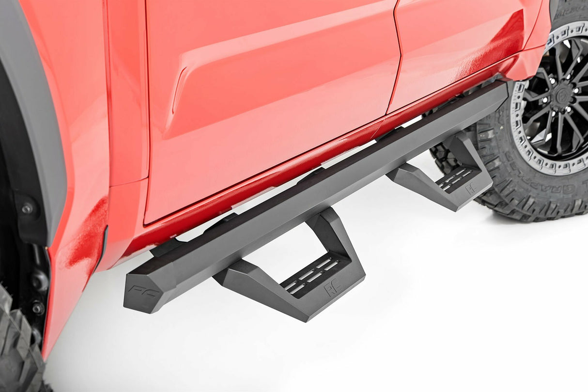 Rough Country - SRX2 Adj Aluminum Steps - CrewMax - Toyota Tundra 2WD 4WD (22-23) - 71070
