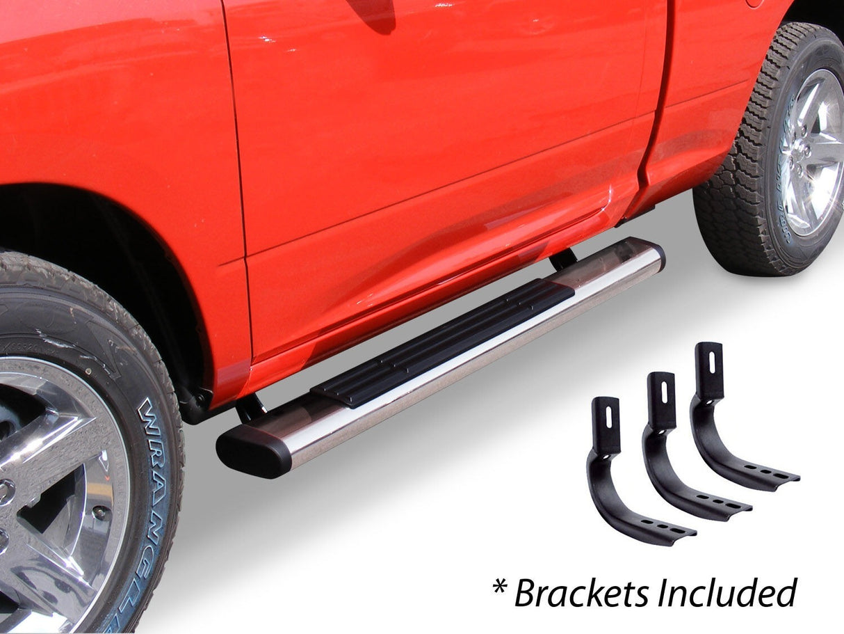 Go Rhino 686404552PS - 6" OE Xtreme SideSteps With Mounting Bracket Kit - Polished Stainless Steel