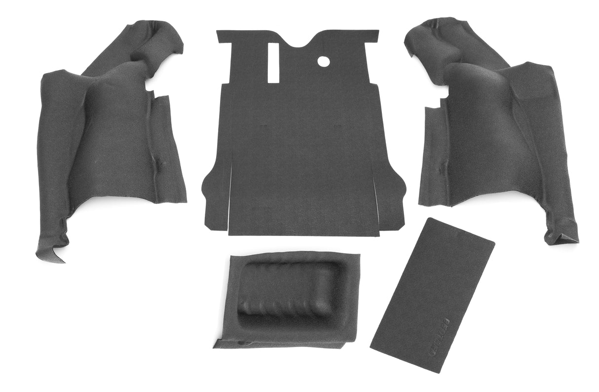 BedRug - JEEP BEDTRED 11+JK 2DR REAR 5PC CARGO KIT (INCLUDES TAILGATE/TUB LINER) - BTJK11R2