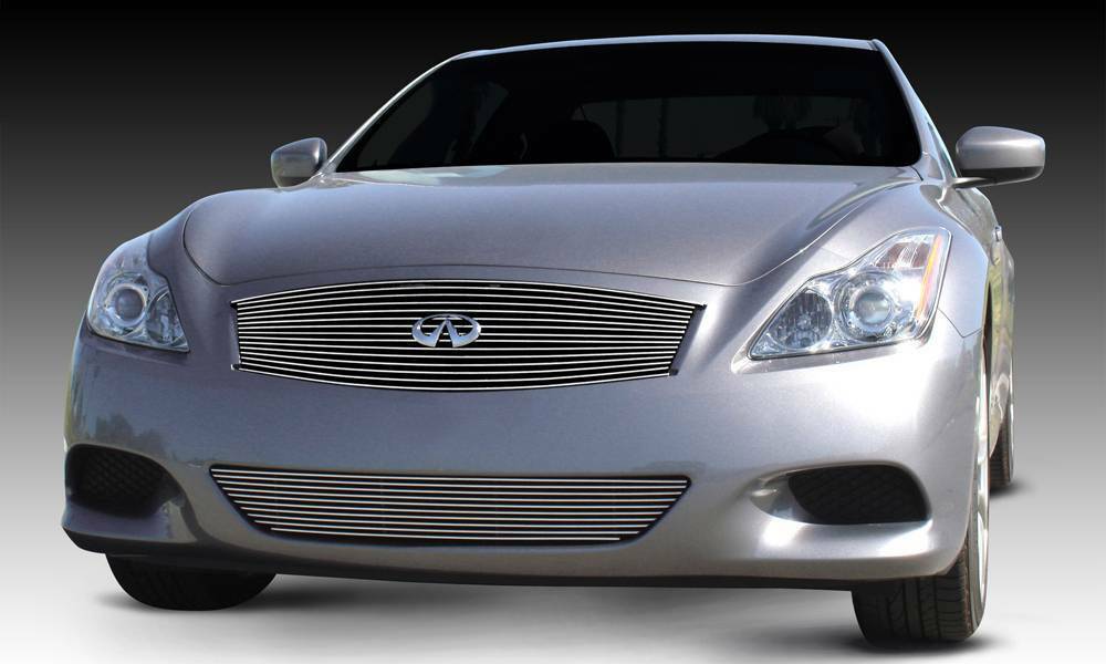 T-Rex Grilles - 1 Pc Horizontal Aluminum Billet Grille Replacement - Fits 2 door models only. Can not reuse OE grille logo, can be purchased from factory #84890-JL60A - 20810