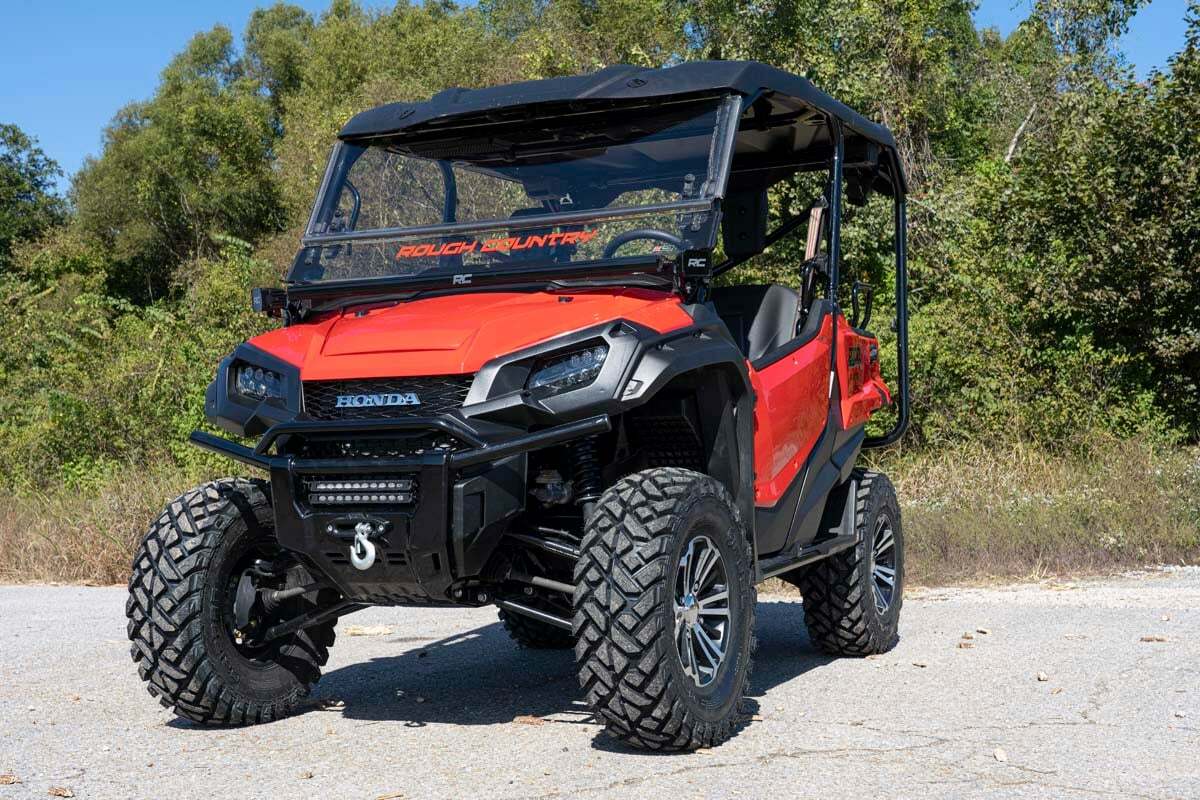 Rough Country - LED Light Kit - Cage Mount - 2" Black Pair - Honda Pioneer (17-19) - 92009