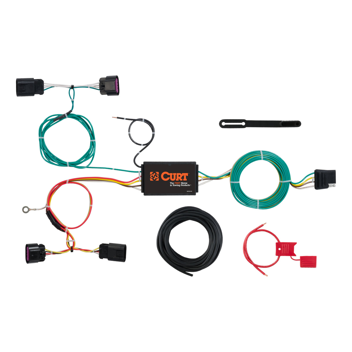 Curt - Custom Wiring Harness, 4-Way Flat Output, Select Buick Verano - 56288