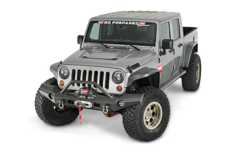 Warn - ELITE FRONT BUMPER JEEP JK WITH GRILLE GUARD - 101465
