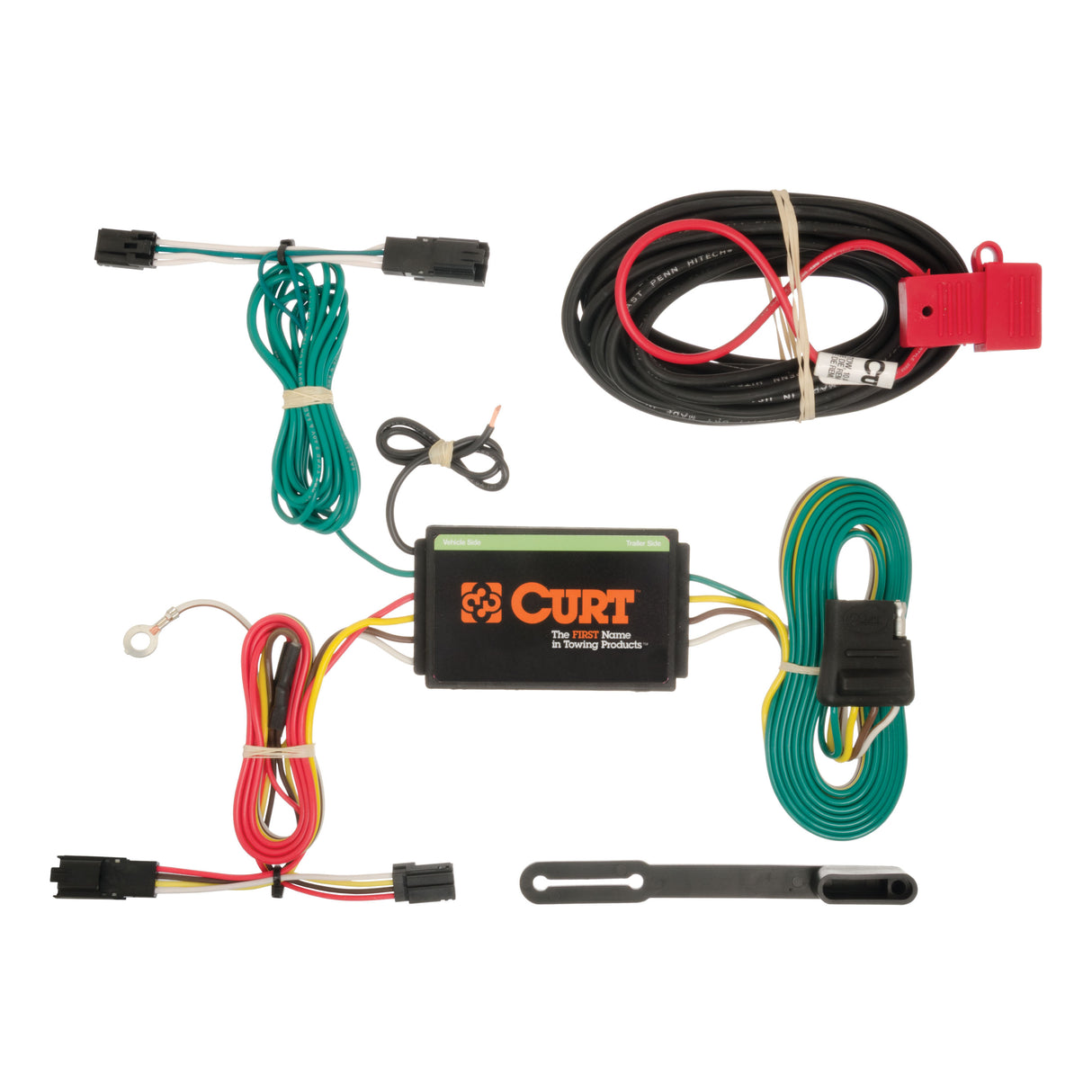 Curt - Custom Wiring Harness, 4-Way Flat Output, Select Chevrolet Malibu - 56176