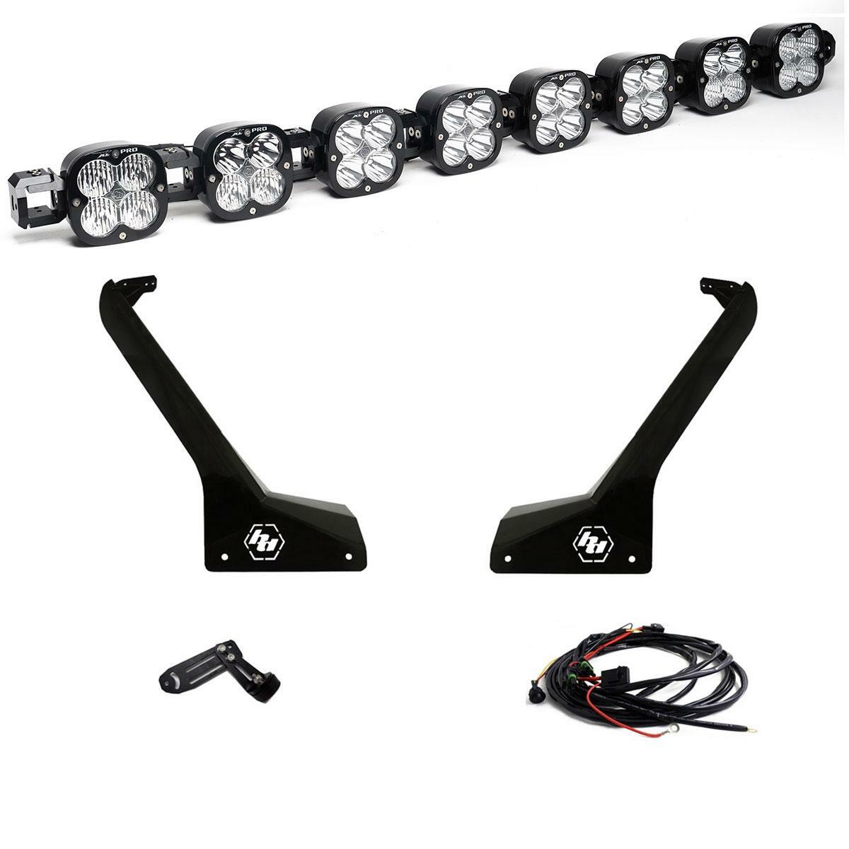 Baja Designs - 44-7893 Jeep JL/JT 8XL Linkable Roof Mount Light Kit