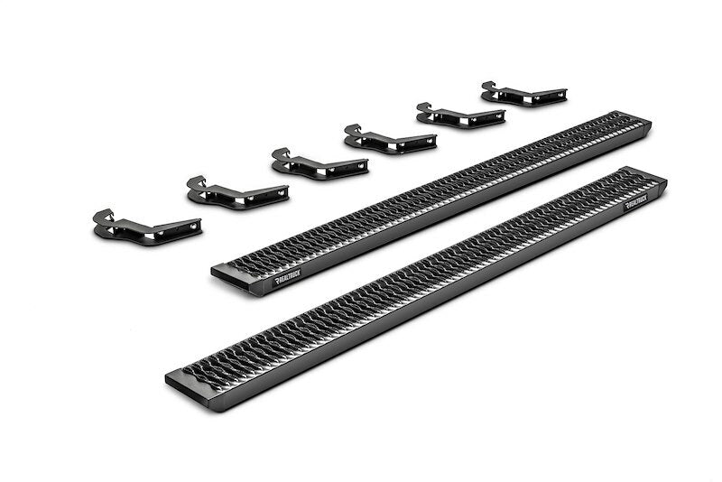 N-FAB - Growler Step System Cab Length; Textured Black; 7 In. Board - GFC07CC-TX