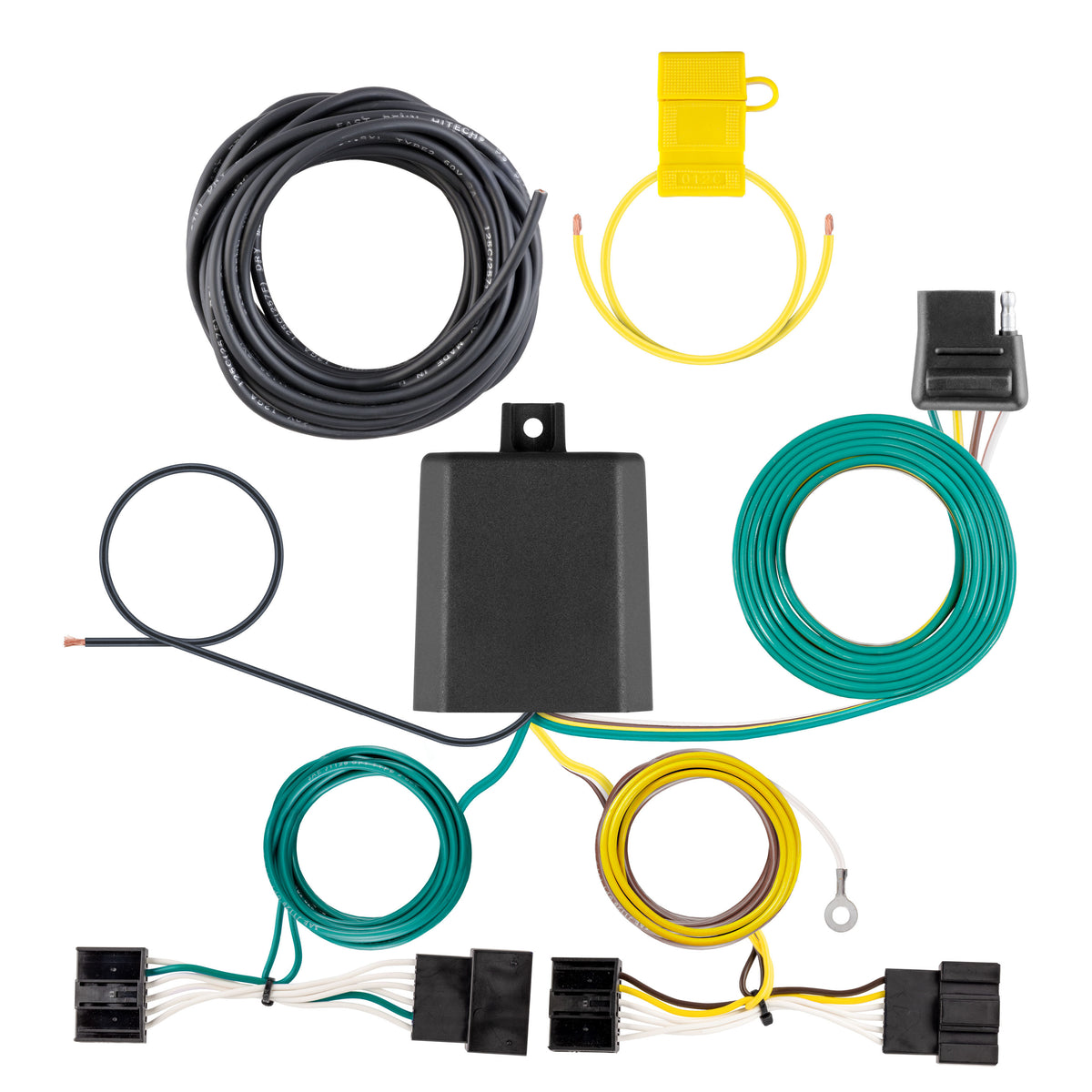 CURT 56533 Custom Wiring Harness, 4-Way Flat Output, Select BMW X3