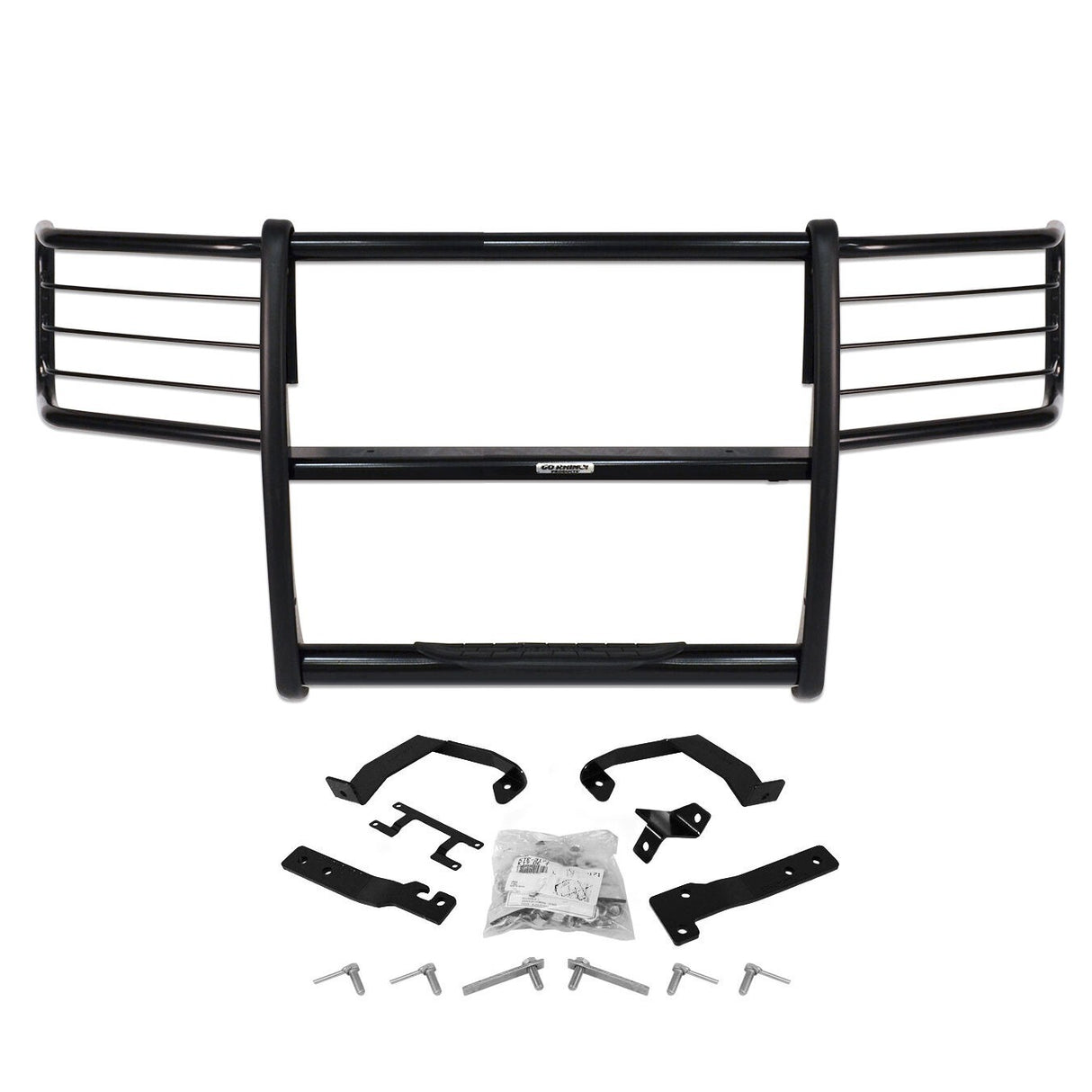 Go Rhino 3324MB - 3000 Series StepGuard with Brush Guards - Black Powder Coat