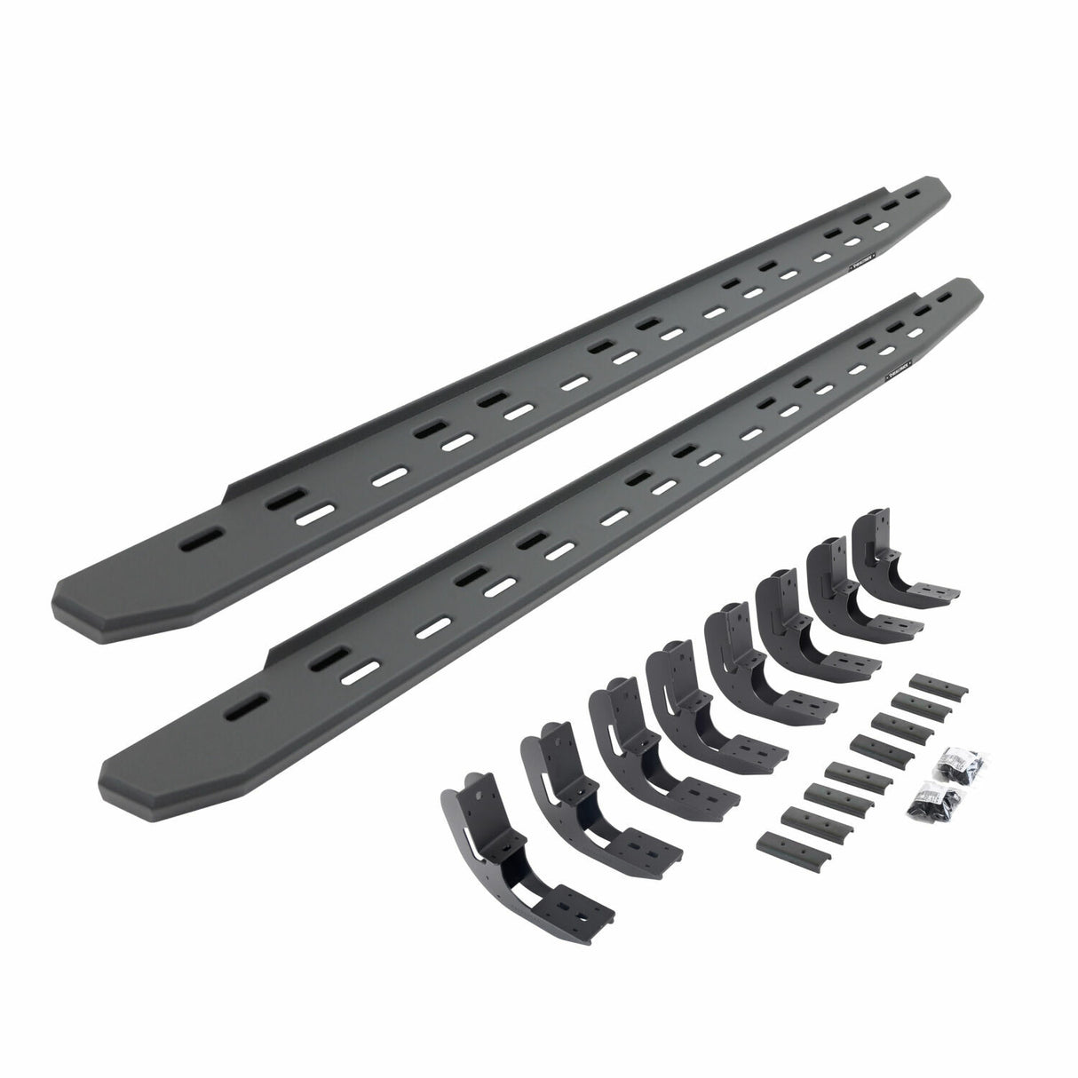 Go Rhino 69604880SPC - RB30 Slim Line Running Boards with Mounting Bracket Kit - Textured Black