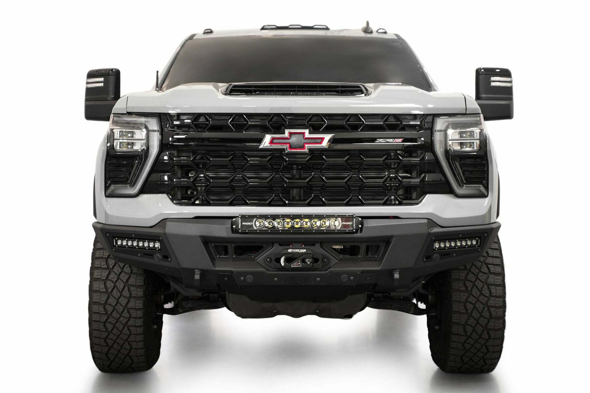 Addictive Desert Designs - 2024 Chevy Silverado 2500 Phantom Winch Front Bumper - F820335070103