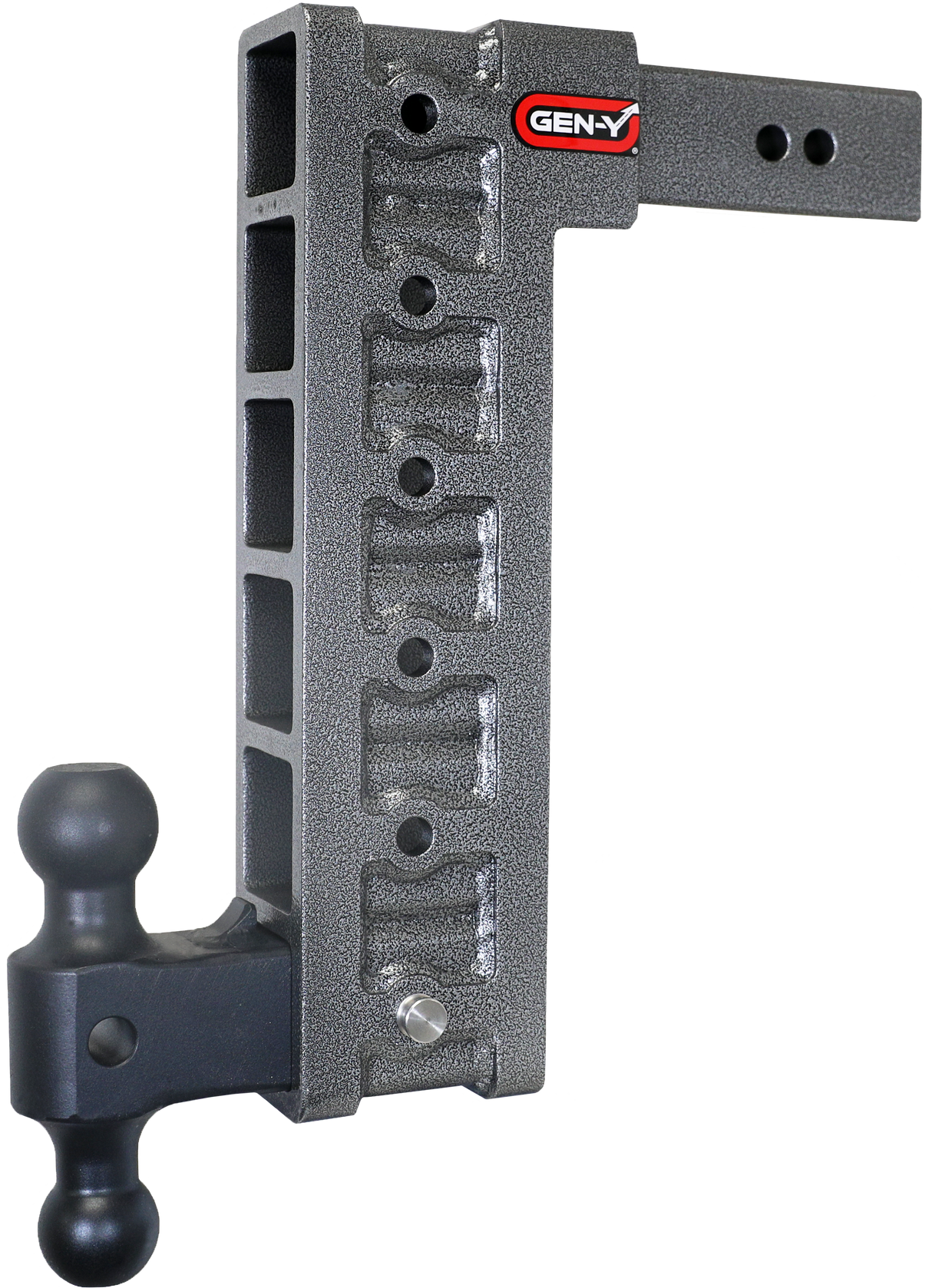 GEN-Y - Hitch GH-616 2.5" Shank 15" Drop 3K TW 21K Hitch & GH-061 Versa-Ball & GH-0101 Stabilizer Kit - GH-616
