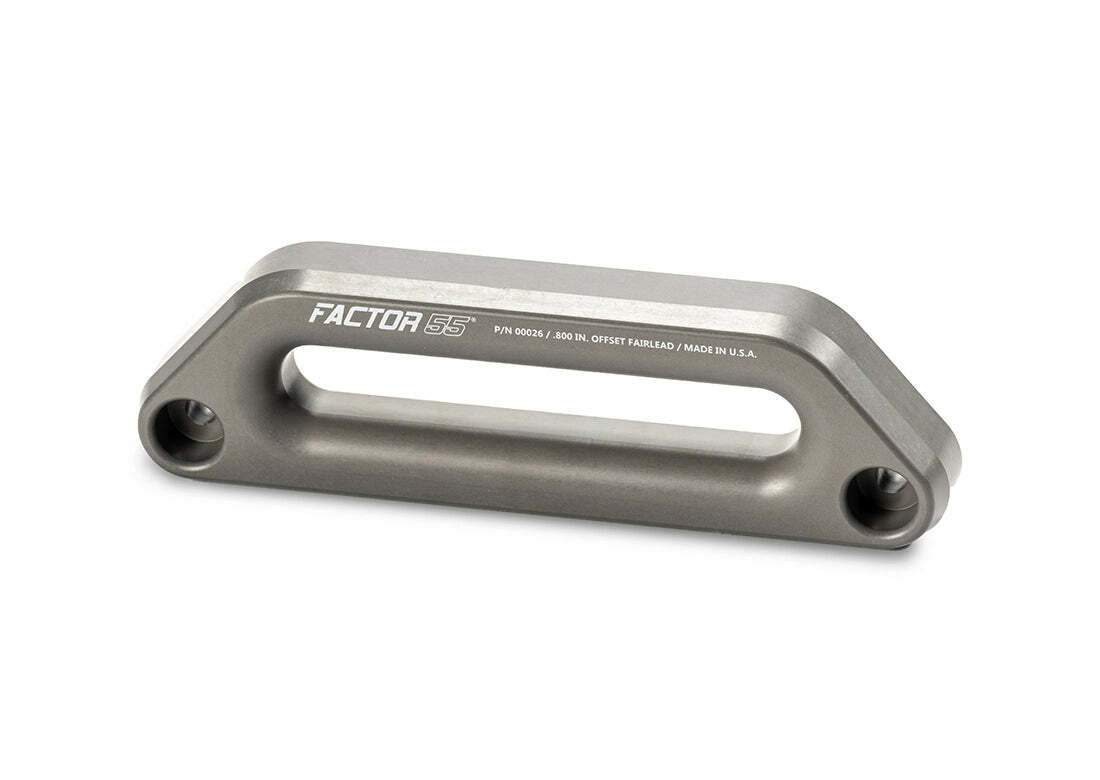 Factor55 - Offset Hawse Fairlead - Gray - 00026