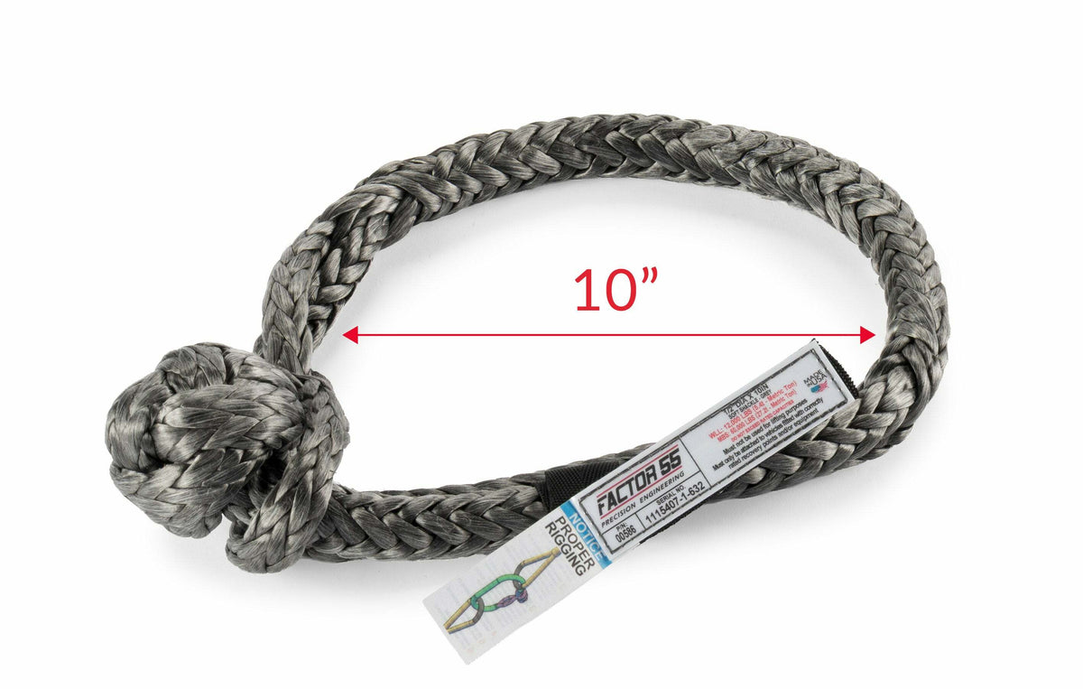 Factor55 - STANDARD DUTY SOFT SHACKLE – 1/2" X 10” - 00586