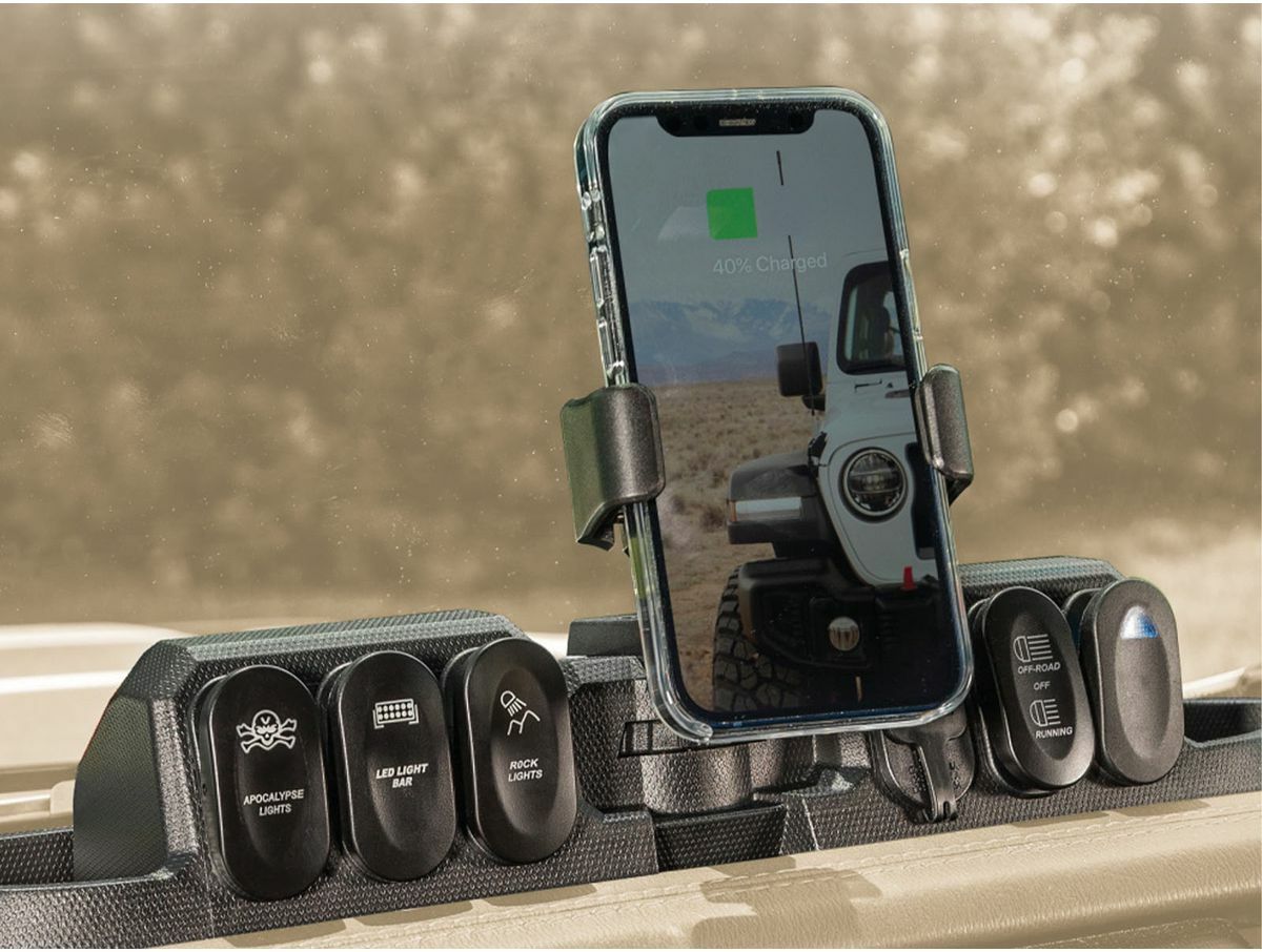 Rugged Ridge - DASH MOUNT POD W/ SWITCHES;BLACK;JEEP - 13551.29